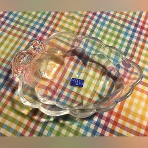 Studio Nova ~NWT~Nature's Harvest Grapes Glass Fruit Dessert Relish Dish